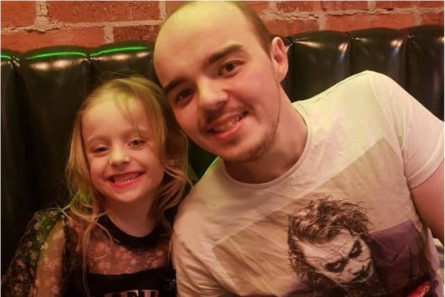 Craig, pictured with his niece, now hopes to encourage more people with mental health problems to seek help.
