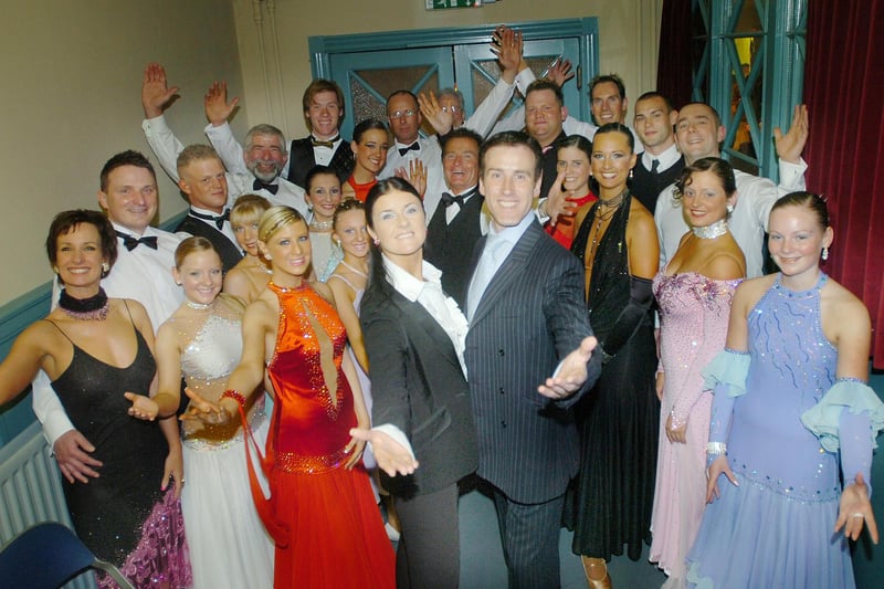 Anton du Beke and Erin Boag were the main attractions at a charity dance event in the Borough Hall, Hartlepool in 2006.