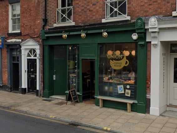 The Union Coffee House on Great George Street received a five-star food hygiene rating following an inspection on August 25, 2026.