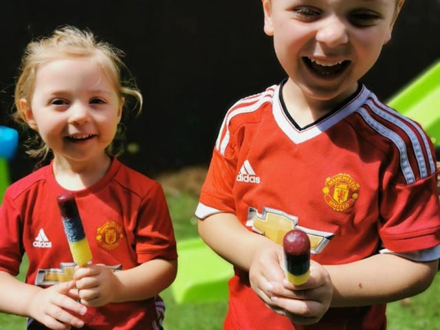 Picture sent in by - Sarah Louise Hrycaj
Katie-Jayne Dixon is working so hard to ensure her beautiful children have everything they need, and helping them learn in new and creative ways
