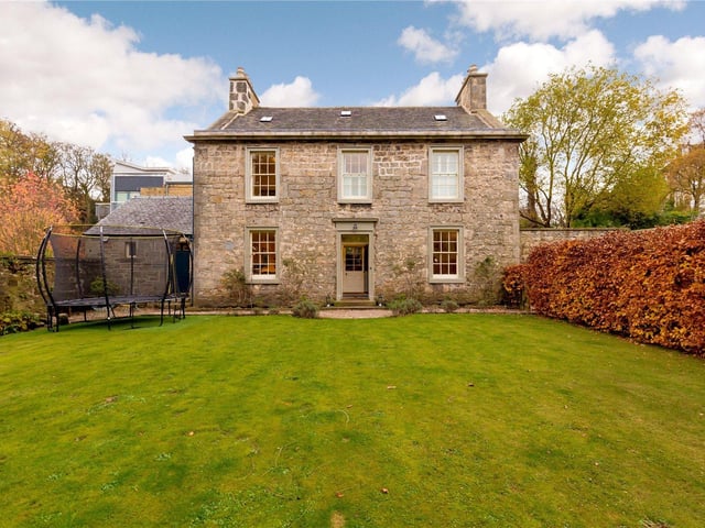 Enchanting detached six-bedroom Georgian mill house in a leafy secluded location on the Water of Leith - Offers over £1,095,000.