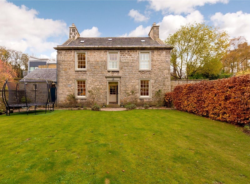 Enchanting detached six-bedroom Georgian mill house in a leafy secluded location on the Water of Leith - Offers over £1,095,000.