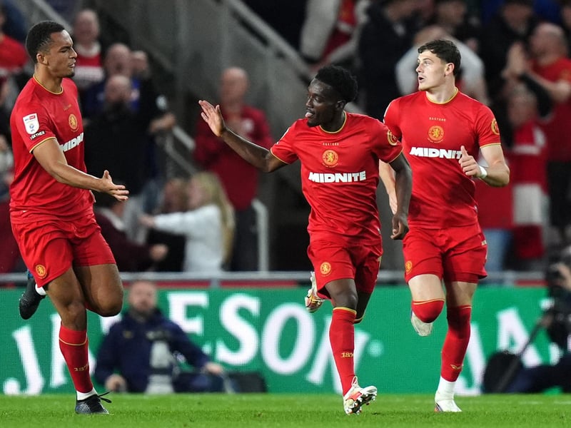 Was Boro’s liveliest player in the first half and forced a few saves and blocks from Cardiff’s keeper and defenders. Linked up well with Brittain before Conway’s goal. 7