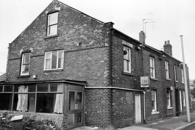 Darnall Working Men's Club, Greenland Road, pictured in 1983