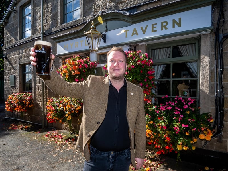 The Myrtle Tavern, located in Meanwood, has a 5.0 star rating from 1,233 TripAdvisor reviews. A customer at Myrtle Tavern said: "Lovely Friday lunch stop. Fish chips and peas followed by a nice apple crumble and custard. Yum yum. Thanks for the service from Heather."
