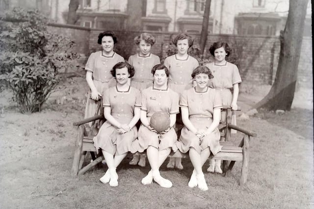 St Joseph's Convent School netball team in 1953. Photo: Hartlepool Museum Service.