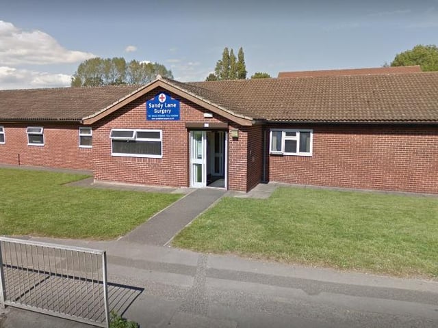 Number of registered patients: 6,149. Address: 77 Sandy Lane, NG18 2LT