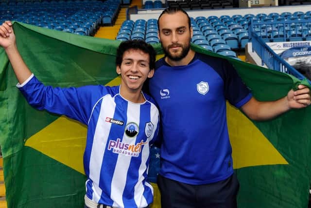 Rafa Marques met former Owls forward Atdhe Nuhiu on his first trip to Hillsborough.