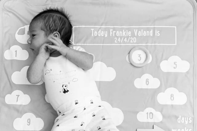 Frankie Milan Vincent Valand was born on April 24.