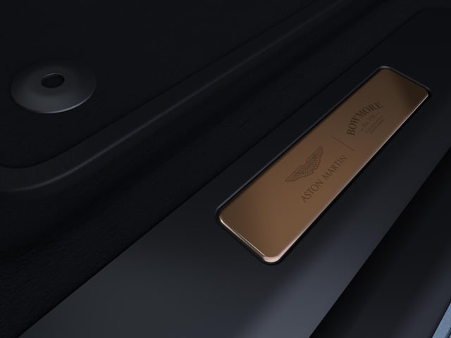 Copper from the original Bowmore stills has been used to finish the car