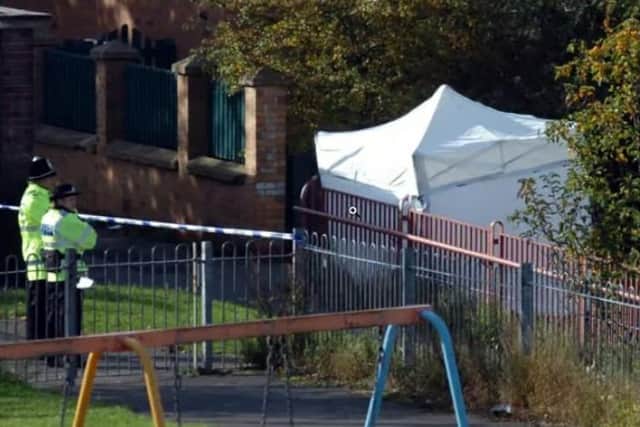 The scene of Jonathan Matondo’s murder