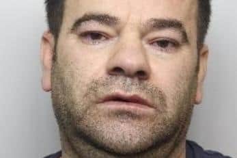 Pictured is Izmir Dragoti, aged 44, of no fixed abode, who was sentenced at Sheffield Crown Court to 12 months of custody after he pleaded guilty to producing class A drug cannabis after a police raid at a property on Staniforth Road, in Darnall, Sheffield, discovered 140 cannabis plants and a follow-on crop of 96 cannabis cuttings.