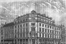 The resplendent Cole Bros store in 1879