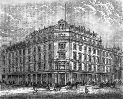 The resplendent Cole Bros store in 1879