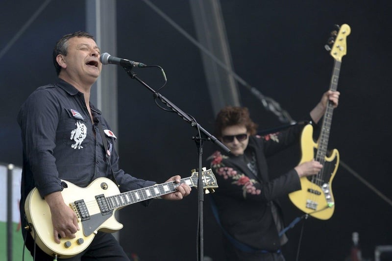 Welsh rockers The Manic Street Preachers play the main stage at Tramlines in Sheffield