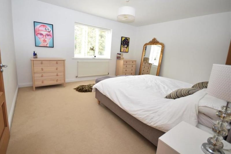 The first bedroom is your own personal sanctuary, where you can retreat and rest. It boasts a large walk-in wardrobe, and has plenty of natural light from a uPVC window that overlooks the front lawn.