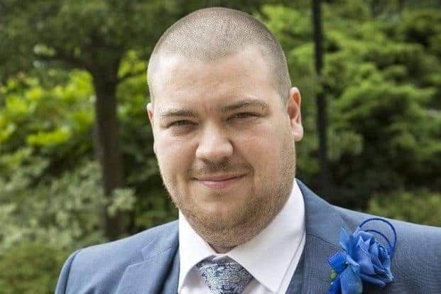 Pictured is deceased pedestrian Adam Cumpsty who died aged 30 after he was involved in a road traffic collision in South Yorkshire.