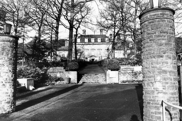 King Edward VII Hospital, Rivelin, Sheffield, pictured in December 1972