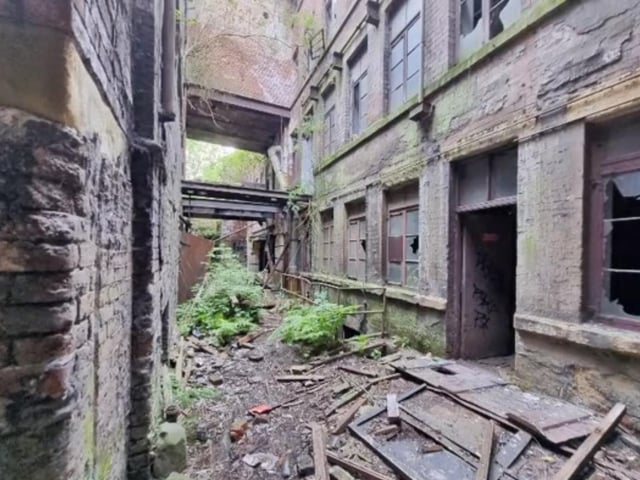 Inside the old Cornish Works factory in Kelham Island, Sheffield, which was home to George Barnsley & Sons