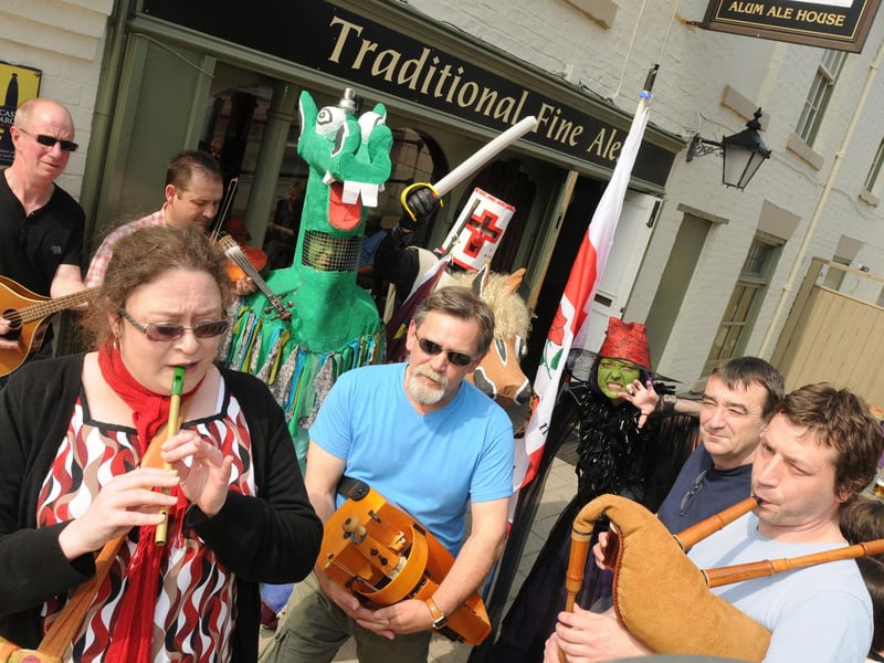 A St Georges Day festival brought lots of fun and entertainment in South Shields' market place pubs in 2011.