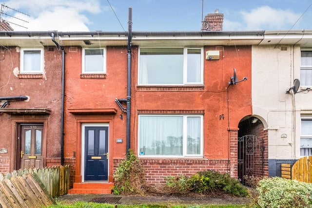 This three-bedroom terraced house is on sale for £95,000. (https://www.zoopla.co.uk/for-sale/details/57048807)