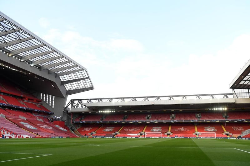 The estimated distance between St James’s Park and Anfield is 143 miles.