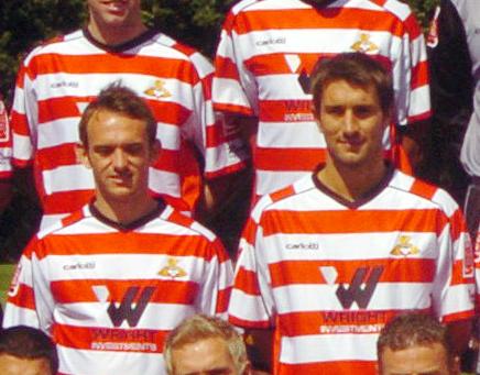 Clues: One scored the goal that secured promotion to the Championship, the other was the captain during his time at the club