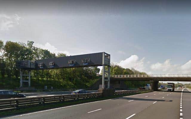 The M18 was closed between J1 nad the M1.