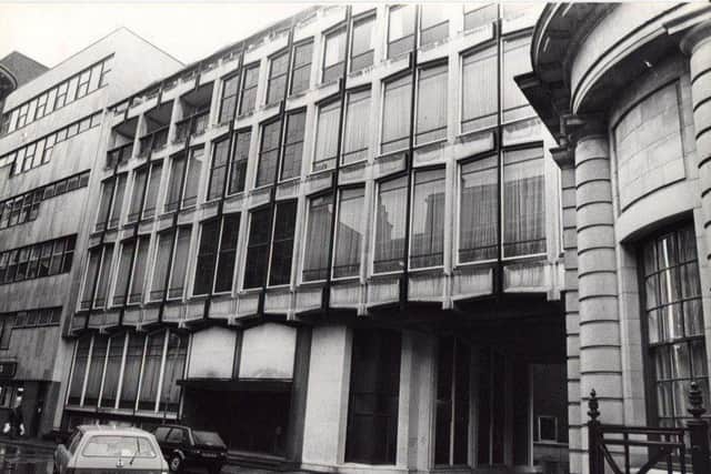 A view of Sheffield Club, George Street, June 22, 1982