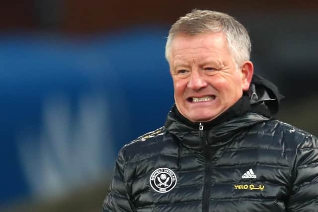 Sheffield United manager Chris Wilder: Clive Rose/PA Wire.
