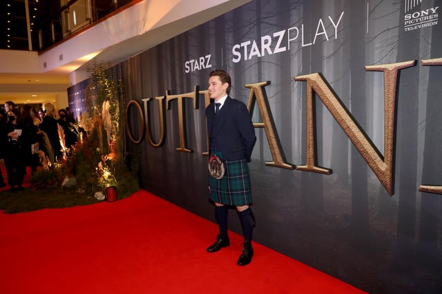 Paul Gorman, who plays Josiah and Keziah Beardsley, attends the Outlander Season 6 premiere.
