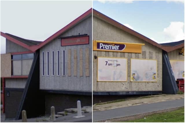 The former Horse and Lion Pub in Park Grange Road - then and now