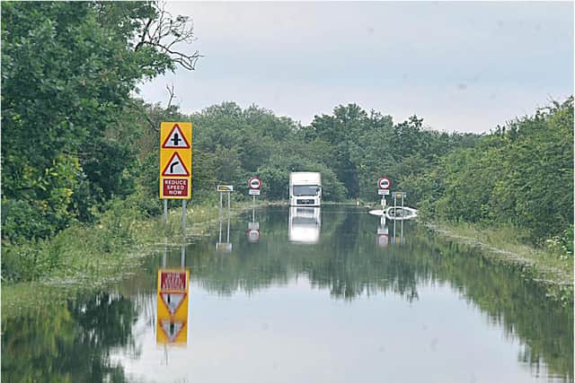 Fordstead Lane is regularly closed by flooding in Doncaster.