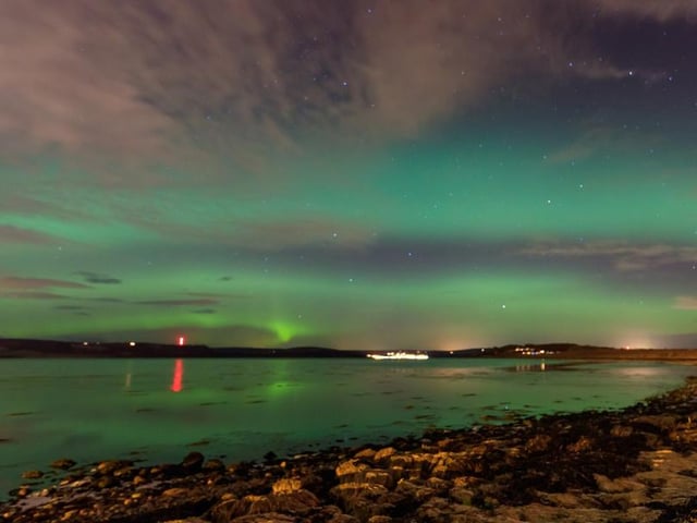 Head outside of the city to glimpse the northern lights.
