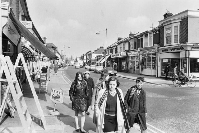 Fawcett Road in April 1971