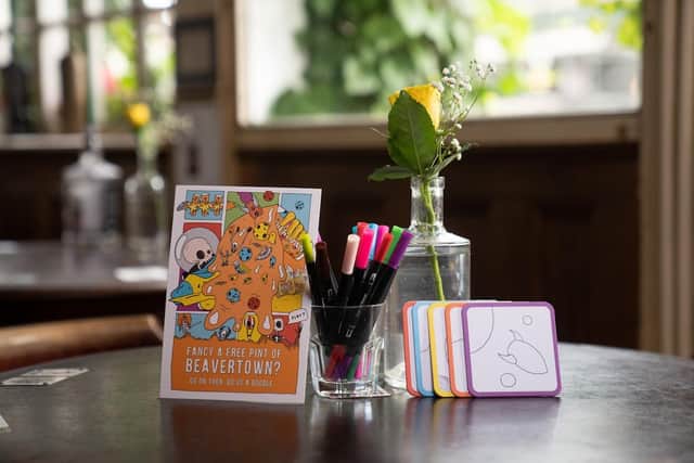 Beavertown Brewery offers pub goers in Sheffield a free pint in exchange for a doodle for National Doodle Day
