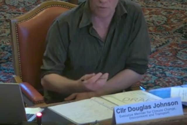 Sheffield City Council Green group leader Coun Douglas Johnson opposed proposals to lease Norfolk Heritage Park cafe to new operators