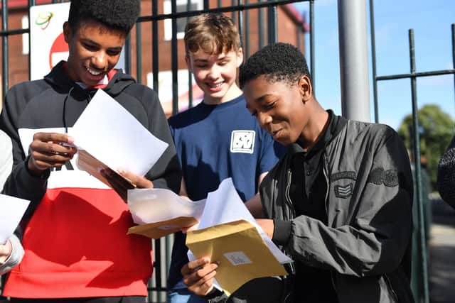 Students in Sheffield are among some 950,000 across England, Wales and Northern Ireland getting their GCSE results today. Photo: PA Wire