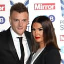 Rebakah Vardy with her husband Jamie, who grew up in Sheffield and started his football career there. The pair met in a city nightclub (Photo: Getty)