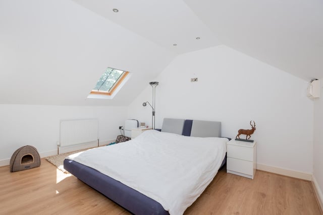 This bedroom is directly next to the open plan space and is separate of the other eight rooms.