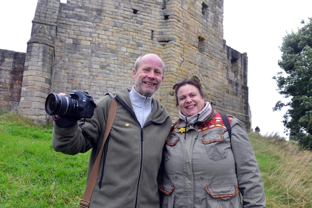 Gary and Patsy Bignell from London have enjoyed a staycation in Northumberland.