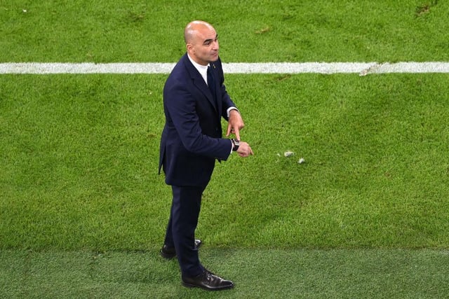Roberto Martinez, Head Coach of Belgium reacts during the UEFA Euro 2020 Championship Quarter-final match between Belgium and Italy at Football Arena Munich on July 02, 2021 in Munich, Germany.