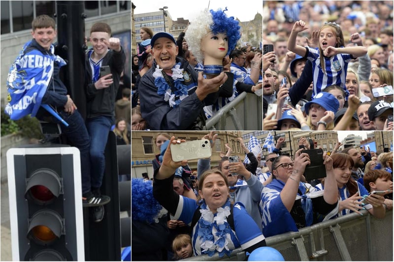Then, just three weeks later on May 31, Sheffield Wednesdays also took the city were rocketed into the Championship League at Wembley, with jubilant out in force for their own parade. Player of the Season Liam Palmer called the party “the perfect end to a perfect season.”
 - https://www.thestar.co.uk/sport/football/sheffield-wednesday/sheffield-wednesday-16-pictures-showing-how-owls-fans-painted-the-town-blue-at-promotion-parade-4165186?page=1