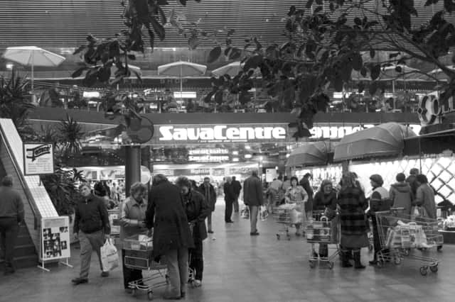 SavaCentrestore in Edinburgh shopping centre Cameron Toll in December 1985.