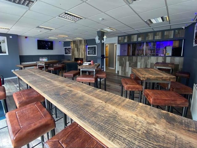 The bar is also available for private hire, with a capacity of 60.