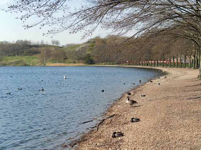 Lakeside Lake, Doncaster. Picture: NDFP-24-03-20 Parks Lakeside 1-NMSY