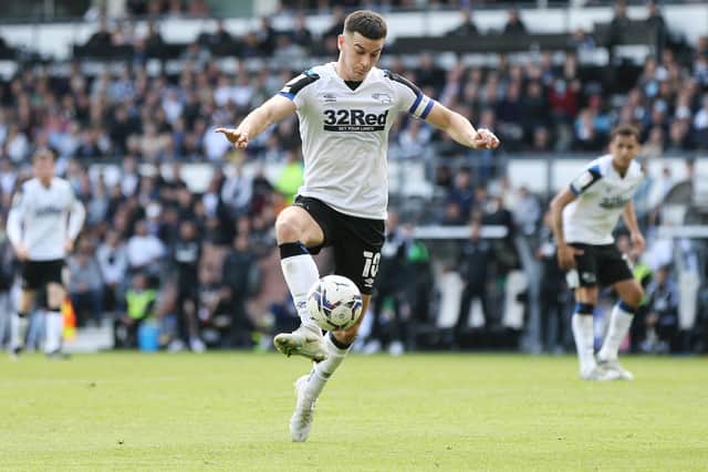 Tom Lawrence of Derby County interests a host of Championship teams: Cameron Smith/Getty Images