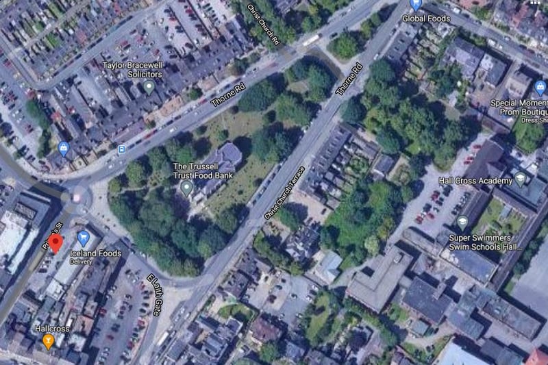 Few changes other than the leafy trees are obvious at Christchurch, Thorne Road, now. Picture: Google