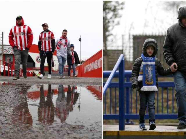 Sheffield United and Sheffield Wednesday supporters have been signing a petition in their thousands to allow them back in to see their teams