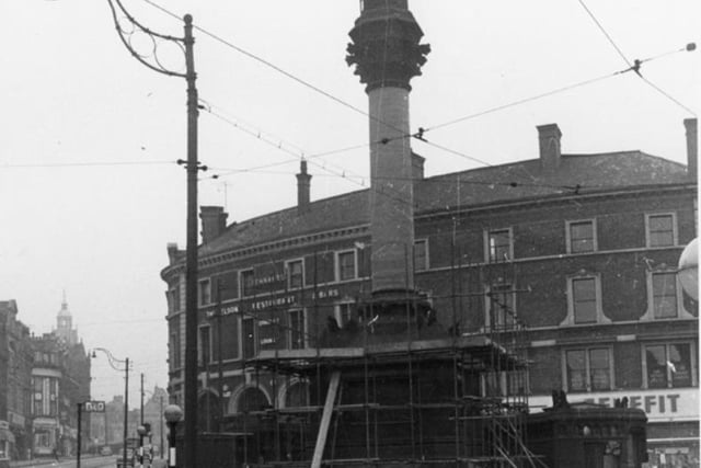 The city's memorial to men killed in the Crimean War used to stand on The Moor in Sheffield city centre and was moved to the Botanical Gardens in 1960. The Grade-II listed monument was removed when the gardens were restored and has been in storage ever since.